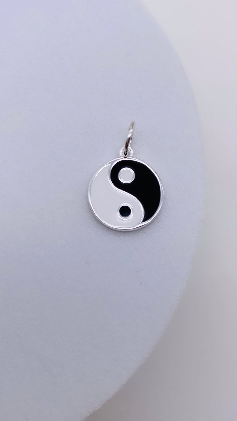 Ying Yang Sterling Silver Charm