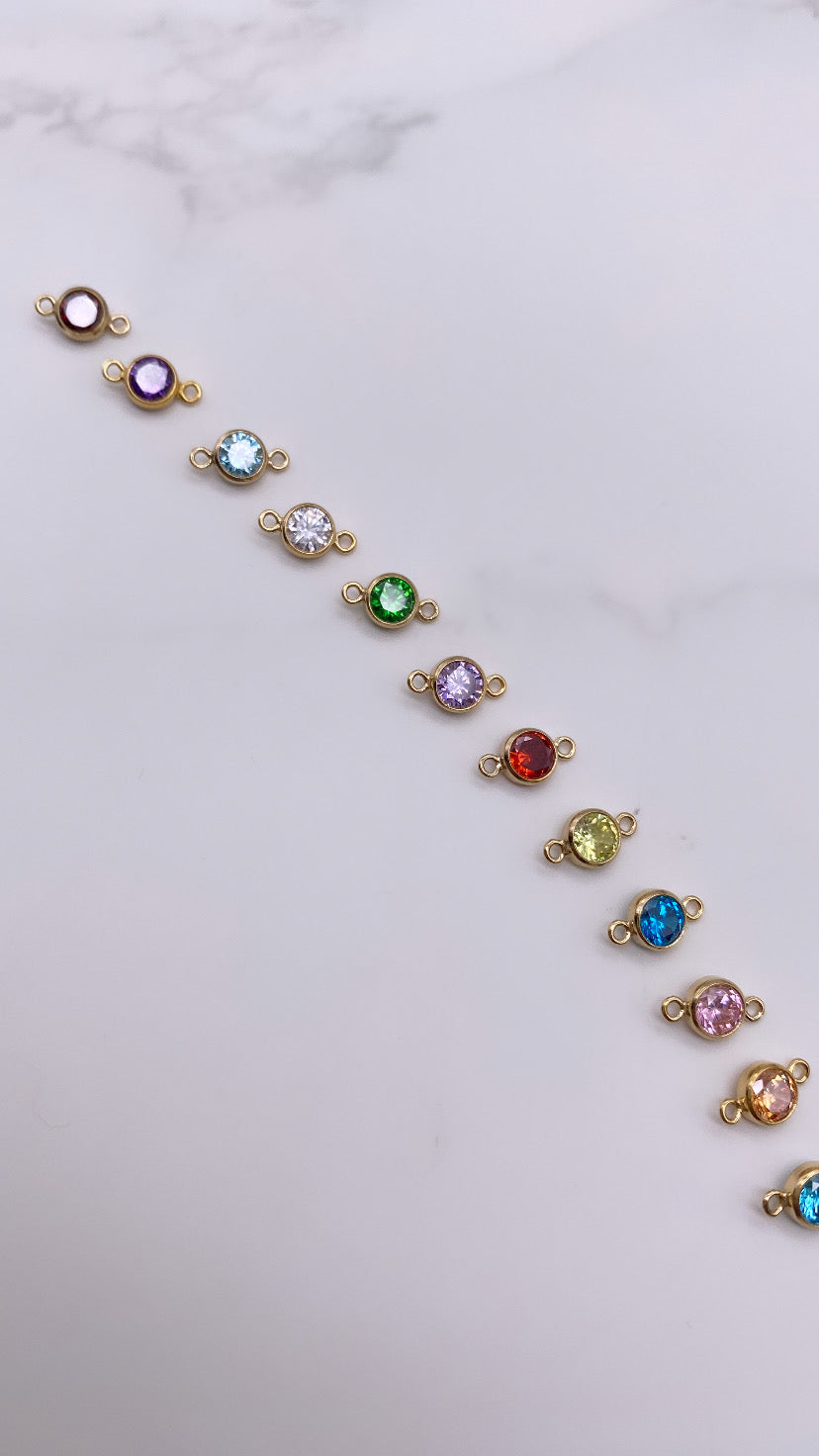 Birthstone CZ ANKLETS