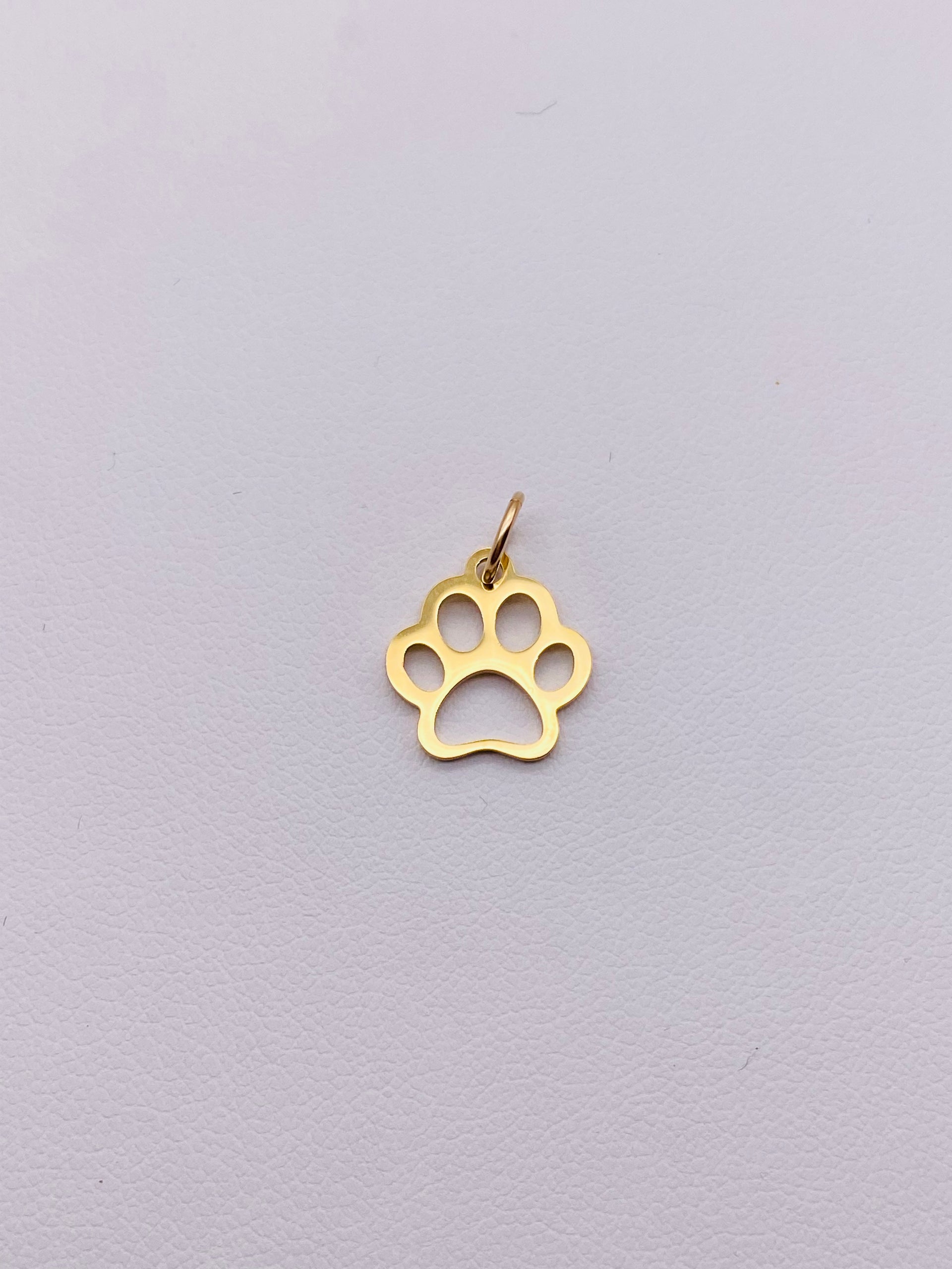 DOG PAW OUTLINE CHARM