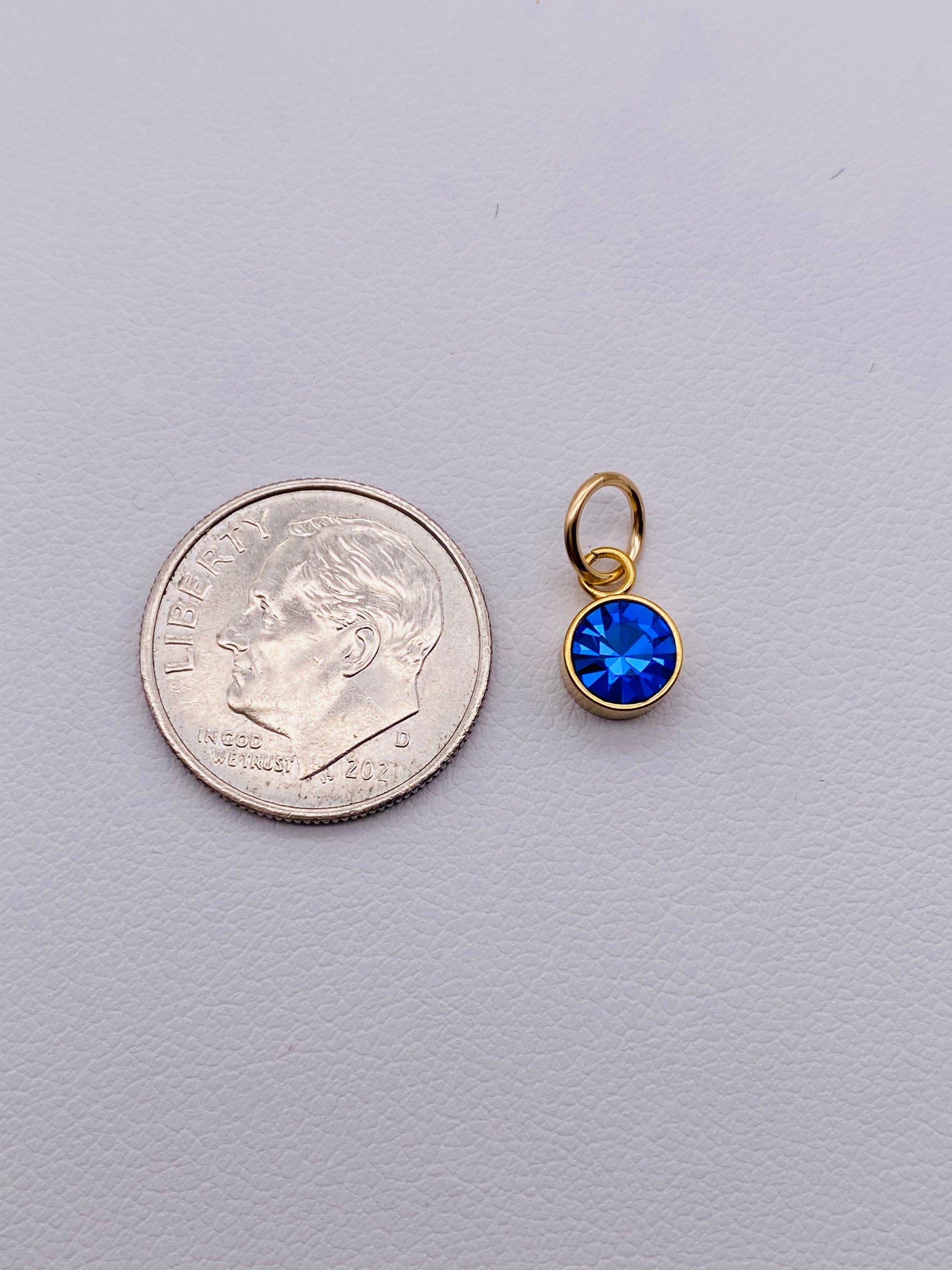 Birthstone Charm 6MM