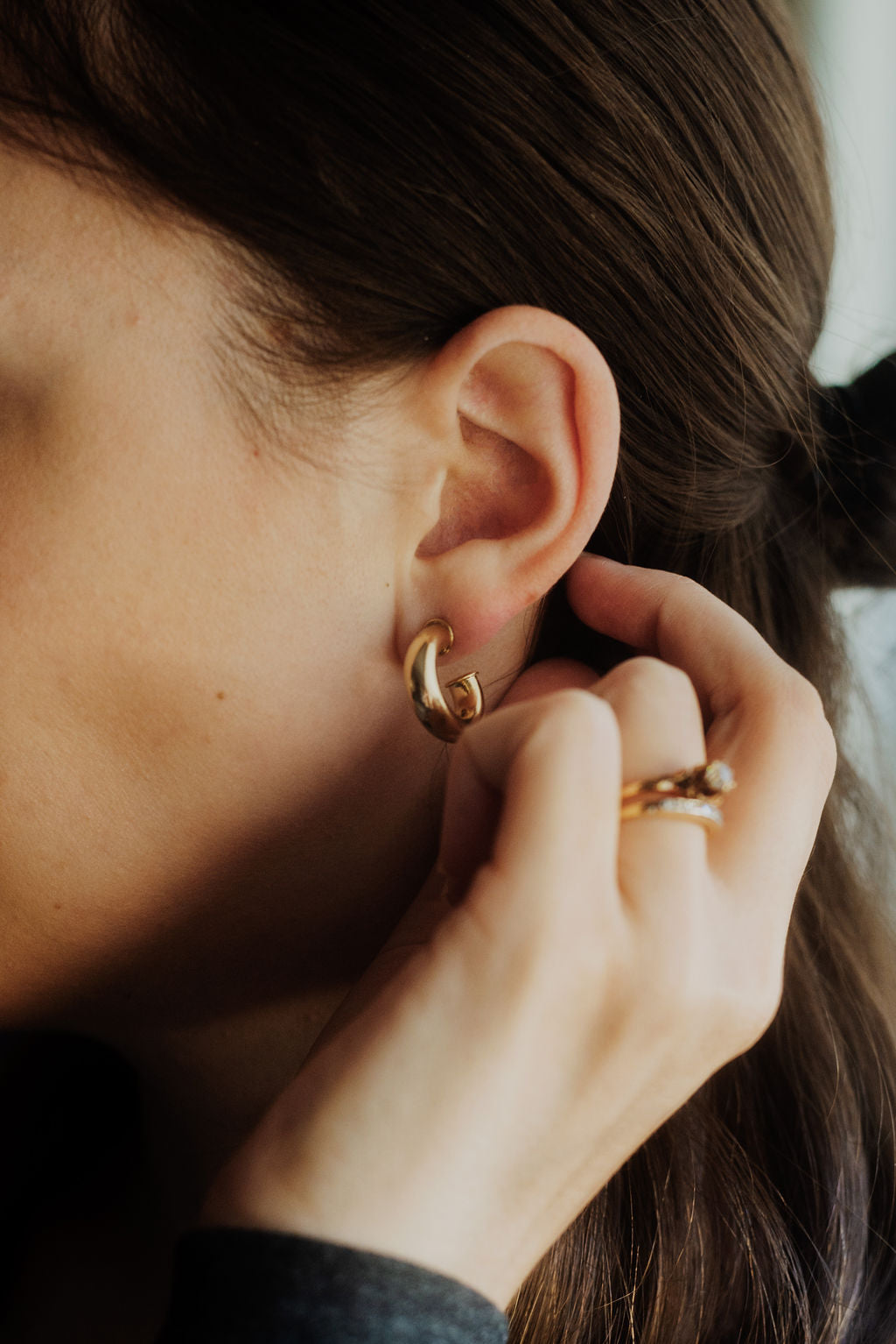 Chubby Gold Filled Hoops